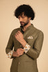 Inara Motif Wait Waist Coat Set